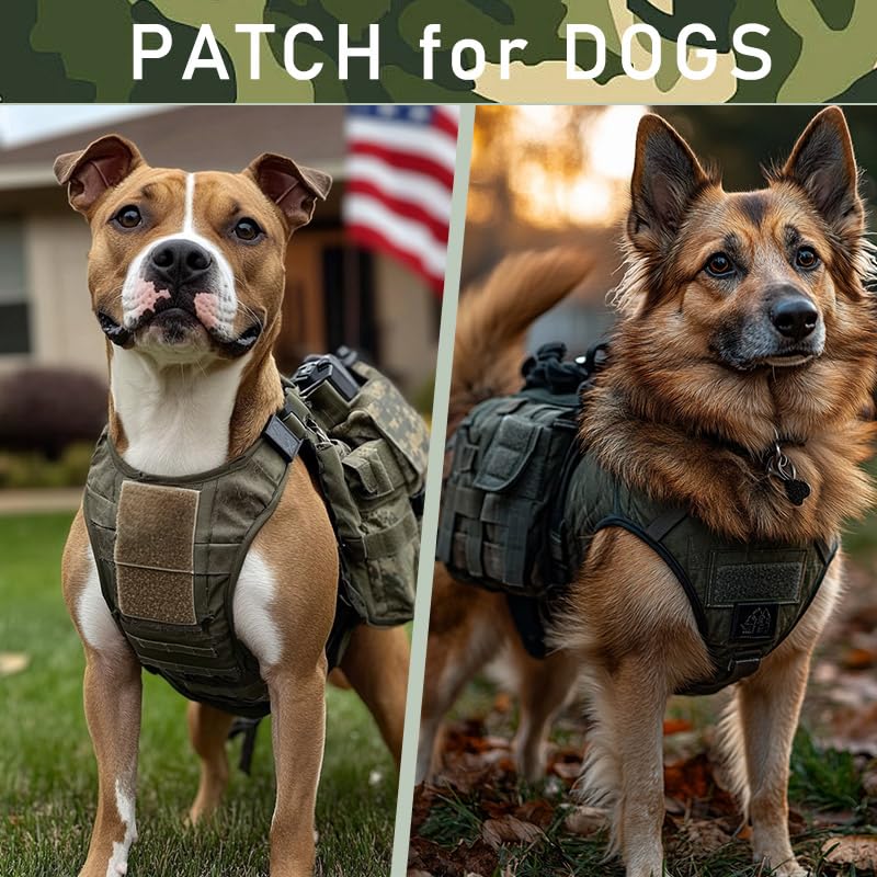4 Stück This is Fine Dog Patches Stickerei Taktische Kreativ Hunde Emblem Bestickt Abzeichen Hook and Loop Patches Applikationen Taschen Hosen Hemden Mützen Uniformen Rucksack Kleidung Jacken