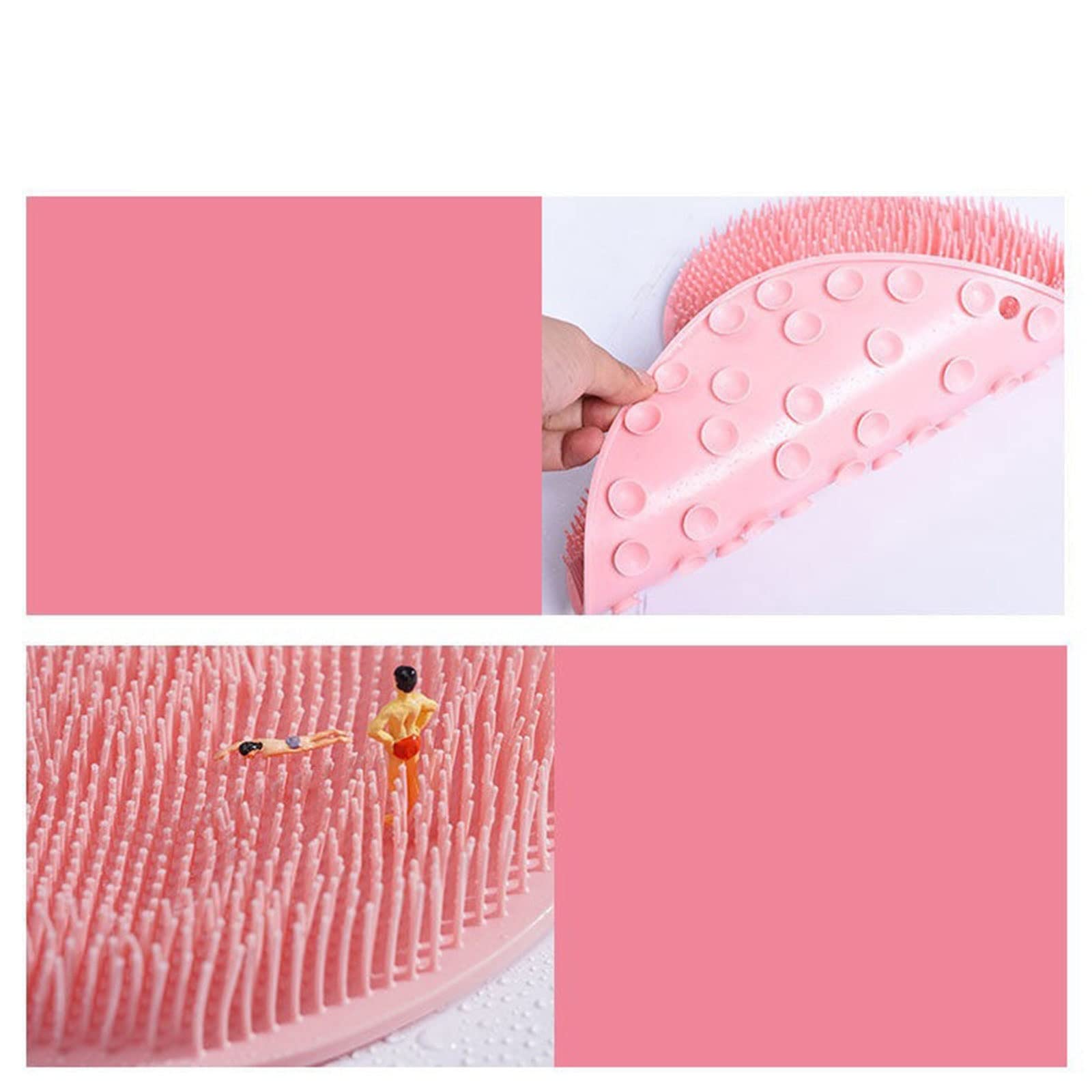 Tapis de Salle de Bain Brosse de Lavage des Pieds Tapis de Massage des Pieds en Silicone Tapis de Douche Massage Salle de Bain Tapis de Bain antidérapant Tapis antidérapant pour Le Lavage