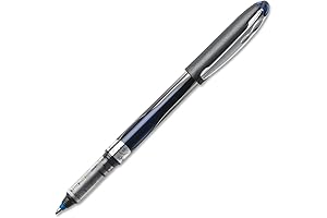 BIC Triumph 537R Retractable Rollerball Pens, Fine Point (0.7mm), Blue Ink, 2-Pack