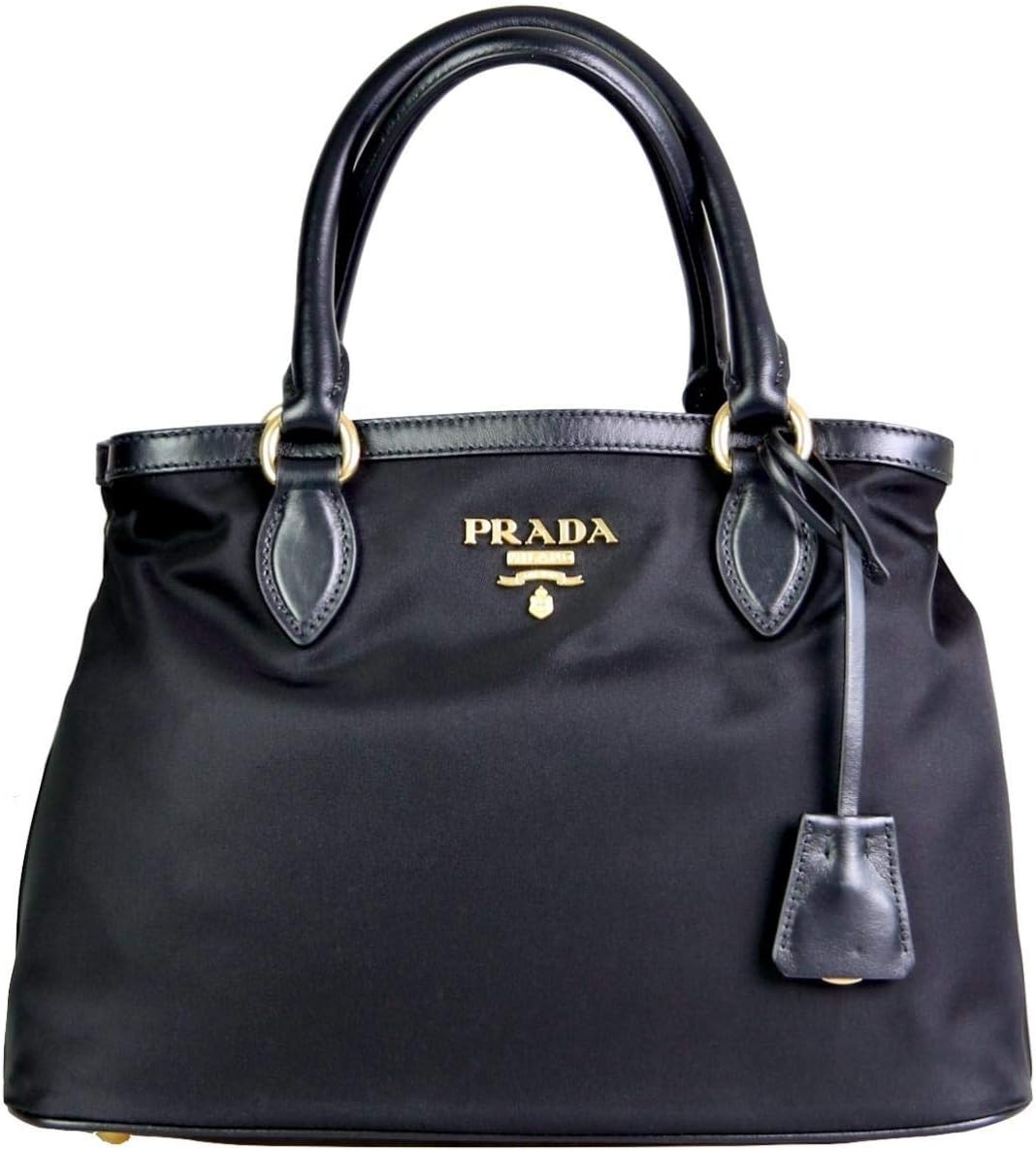 Prada Women's 1BA173 QXO F0002 Black Nylon Shoulder Bag