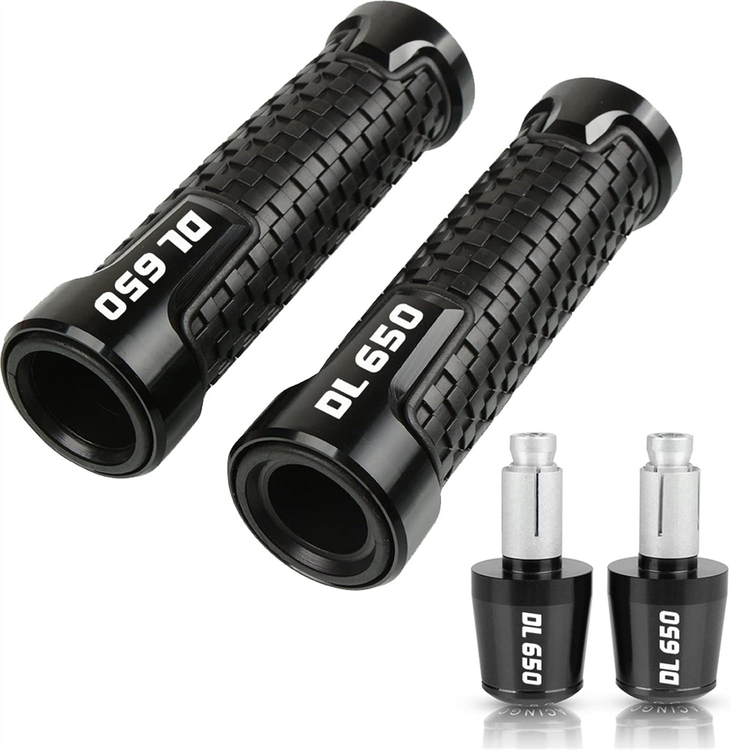 Counterweight Motorcycle 7/8" 22MM CNC Handlebar Hand Grips Handle Bar End Cap Plugs for Suzuki V-Strom Vstrom 250 650 1000 DL650 DL1000 DL250