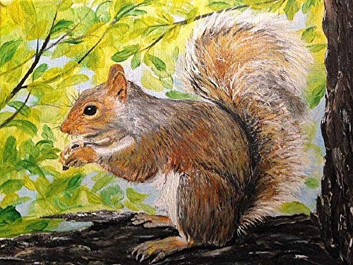 Preisvergleich Produktbild Knncch Puzzle 1000 Piece DIY Holzspielzeug Einzigartiges Geschenk Wohnkultur Blatteichhörnchen