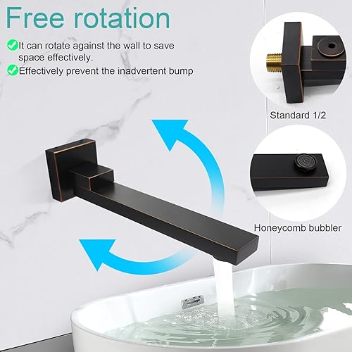 Miniatura 4 de NPYSVSSS Sistema de ducha con soporte de techo de chorro de cuerpo de 16 pulgadas y cabezal de ducha termostático de mano de 4 vías con 6 chorros de