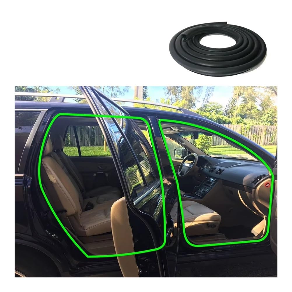 Protector Puertas Coche Tira Protectora de Borde Puerta automóvil Forma Redonda para A3