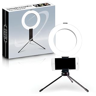 Ring Light Profissional P/Celular Com Tripé 14cm Led 7.4W