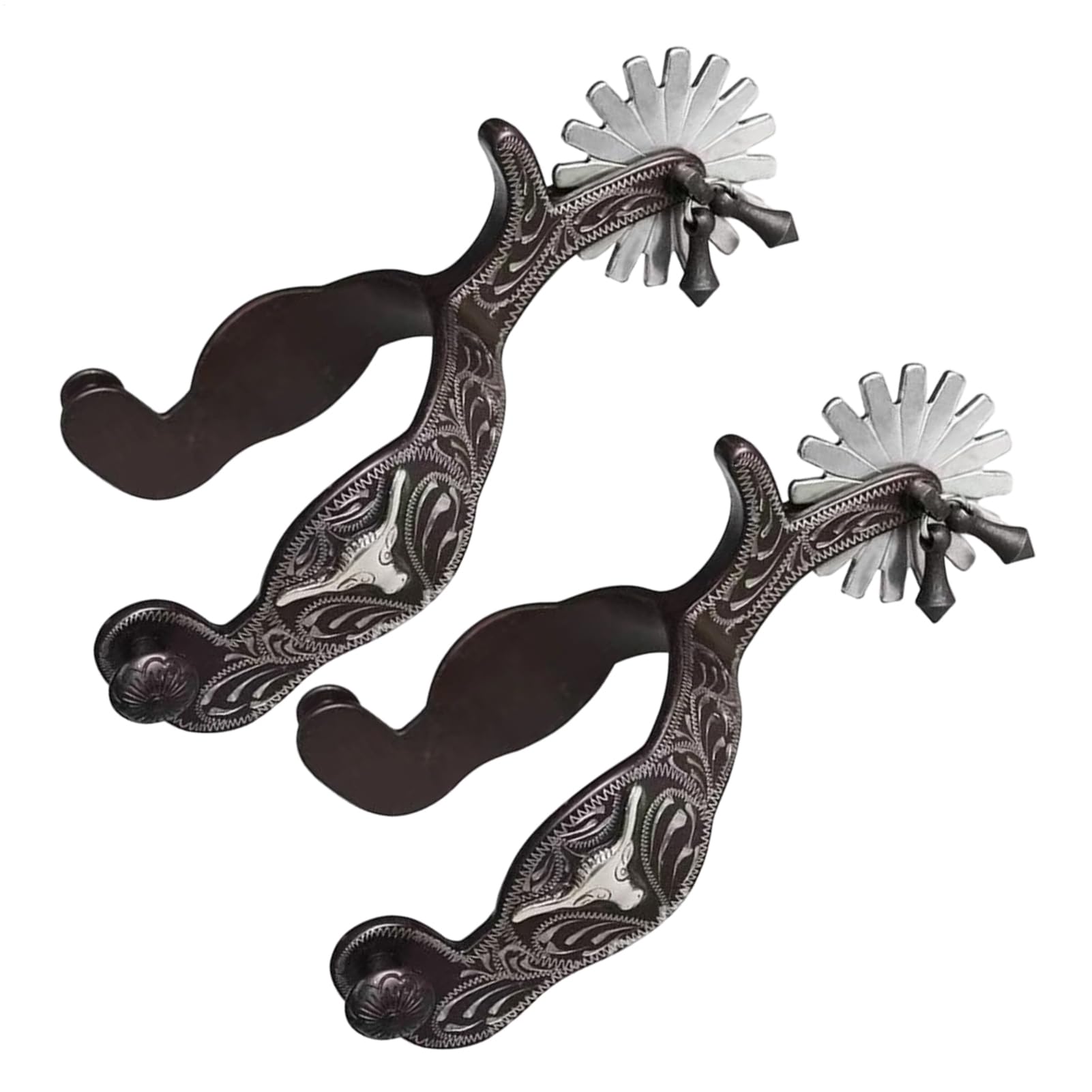 Western Attrezzature per Competizioni Equestri | Cowboy In Metallo per Cavalieri Allevatori Salto Ostacoli Lavoro Ranch Addestramento Equestre Competitori