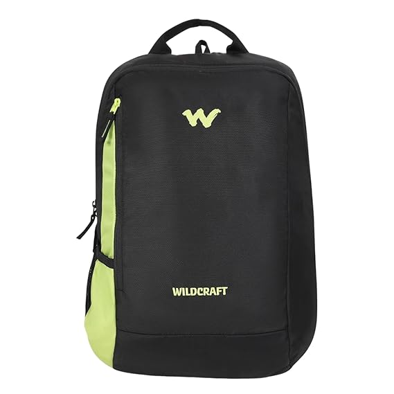 Wildcraft Laptop Backpack (12154) (Black_Lime)