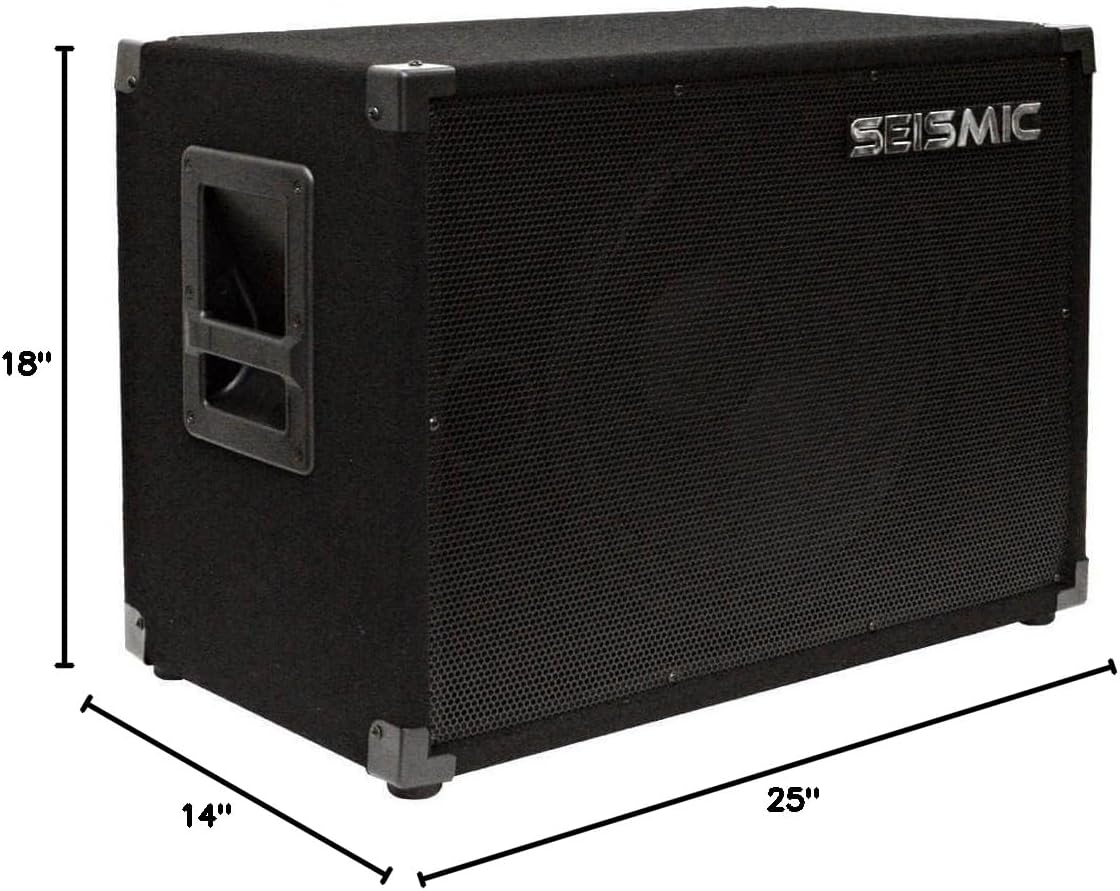 Seismic Audio SA-115-USA - 1x15 Bass Guitar Speaker Cabinet with Interchangeable USA Grille