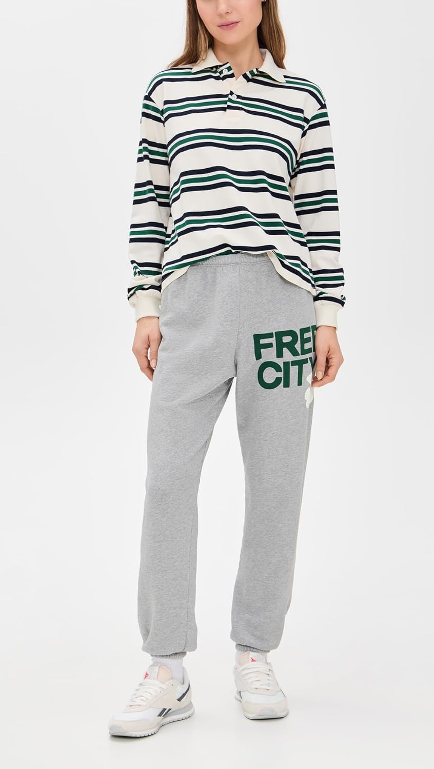 FREECITY Women's Large Heather Sweatpants - Image 5