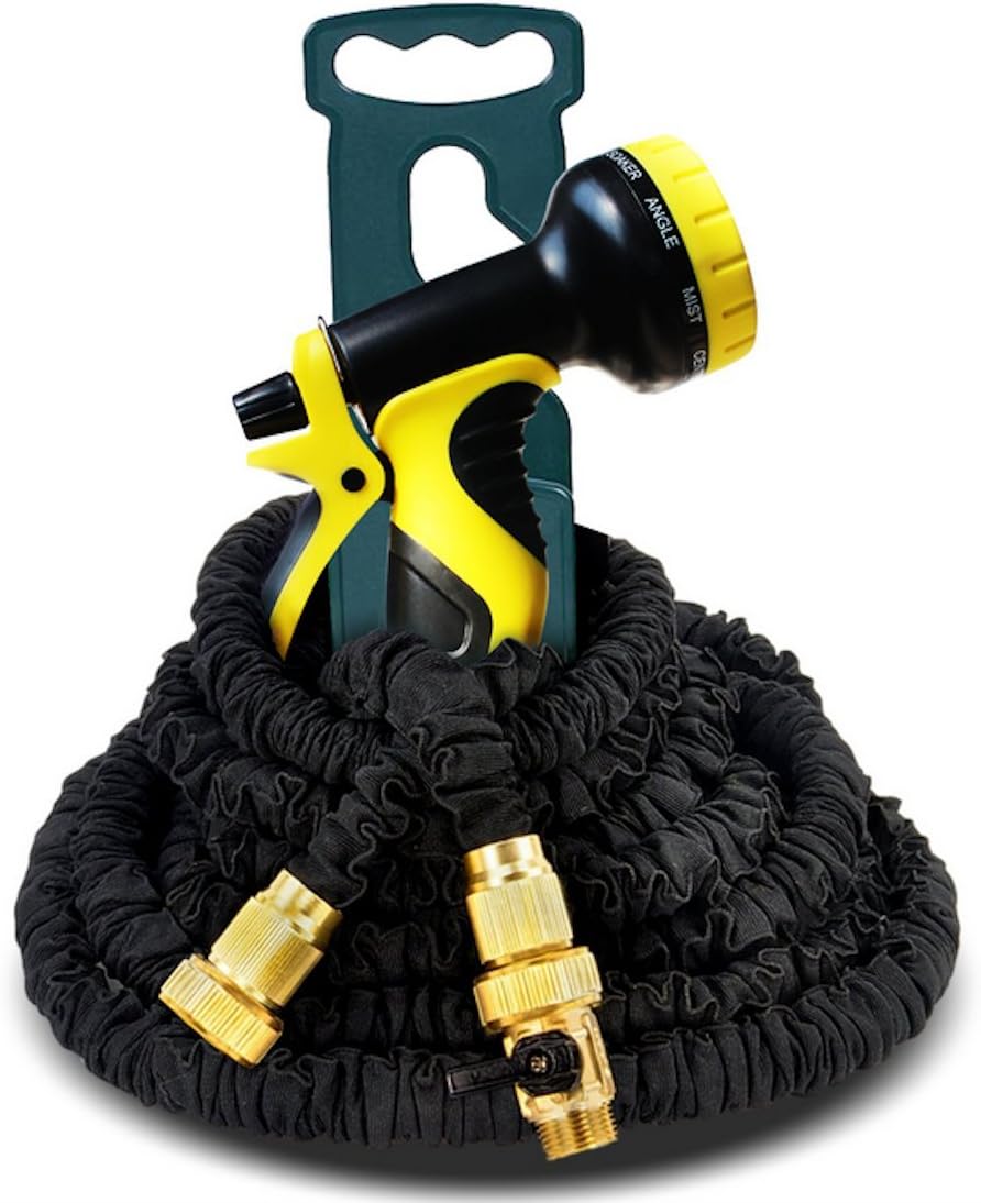 Garden Hose 50 Ft Expanding Water Coil Flexible Expandable