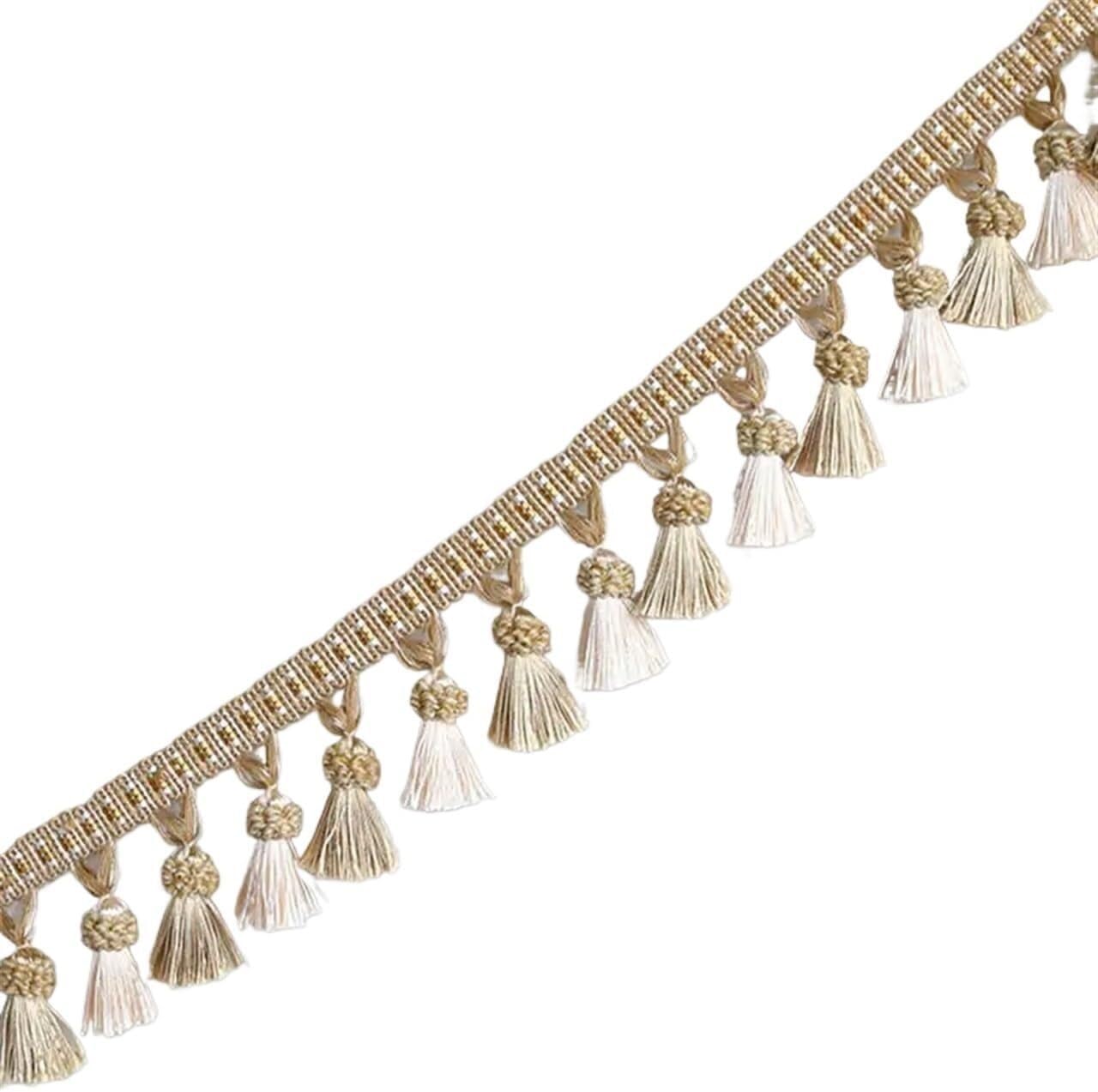 Cortinas de encaje con borlas de 11 metros confección muebles suaves hogar