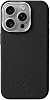 Hybrid Silicone Case with Metal Keys and Metal Lens Frame with Unscratched and Fingerprint-Free Leather Look Compatible with MagSafe for Minesk iPhone 14 Pro Max (Black, 14 Pro Max)