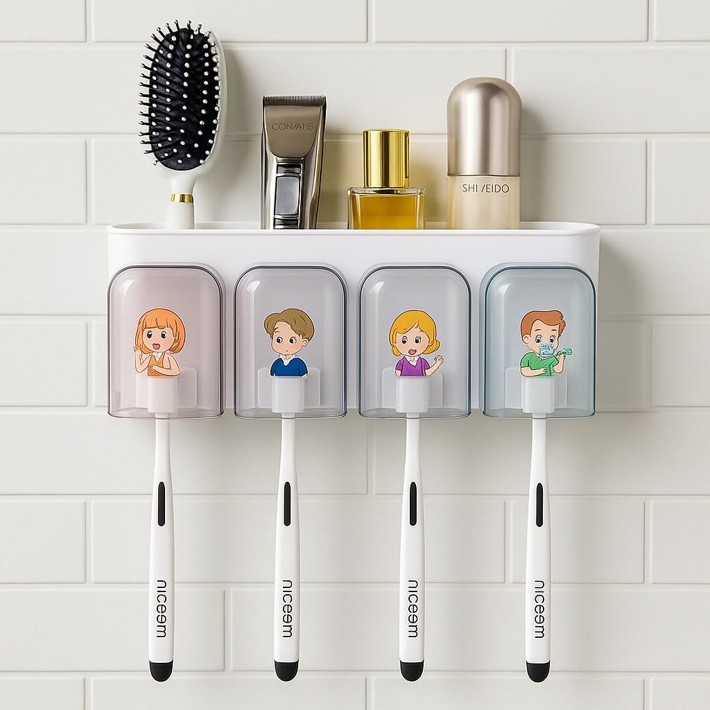 RECLUSE Wall Toothbrush Holder - Organize Your Bathroom -1 RECLUSE Wall Toothbrush Holder - Organize Your Bathroom -1