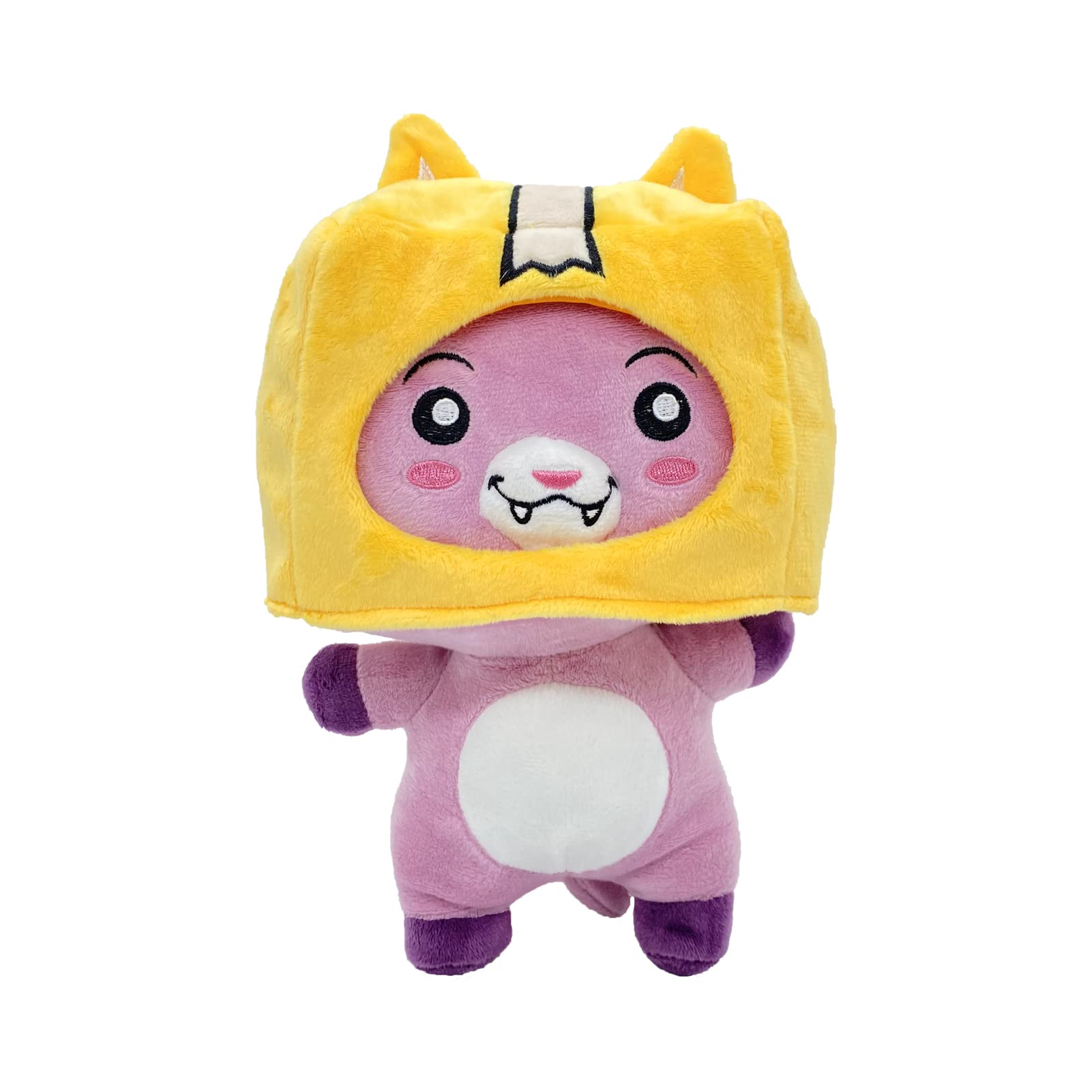 Peluche de Lankybox Foxy, Boxy y Rocky, muñeco de peluche extraíble de