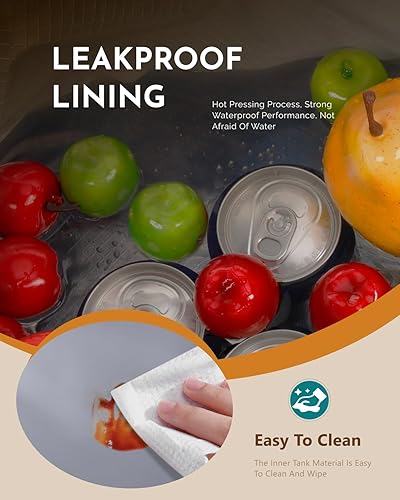 Miniatura 6 de WONDAY Insulated Lunch Bags for Women, 12L Puffy Lunch Tote with Shoulder Strap, Waterproof, Leakproof, Reusable, Keeps Food Fresh, Perfect for