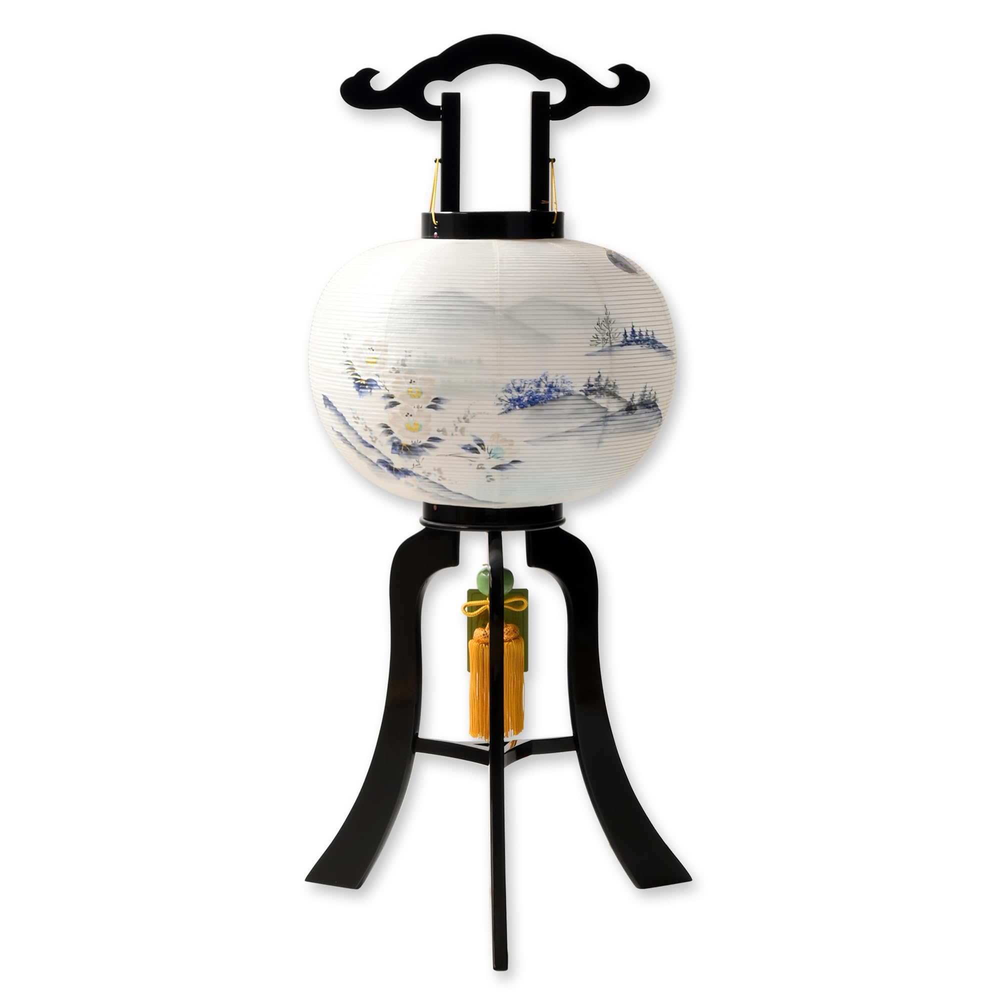 青花開窓人物六方灯籠瓶 現代工芸品 美術品 装飾品 置物 青花開窓人物六方灯籠瓶 現代工芸品 美術品 装飾品 置物