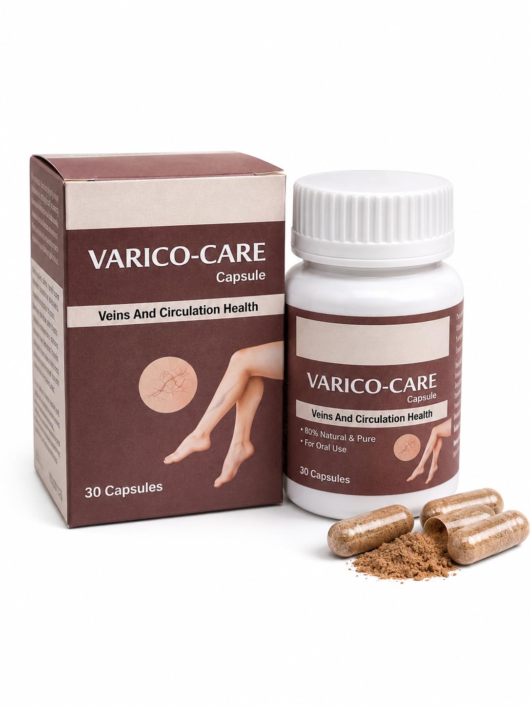Varico-Care Capsule for Veins and Circulation Health, 30 Capsules | 80% Natural & Pure, For Oral Use, Vein Support, Circulation Health, Herbal Formula-picture-13