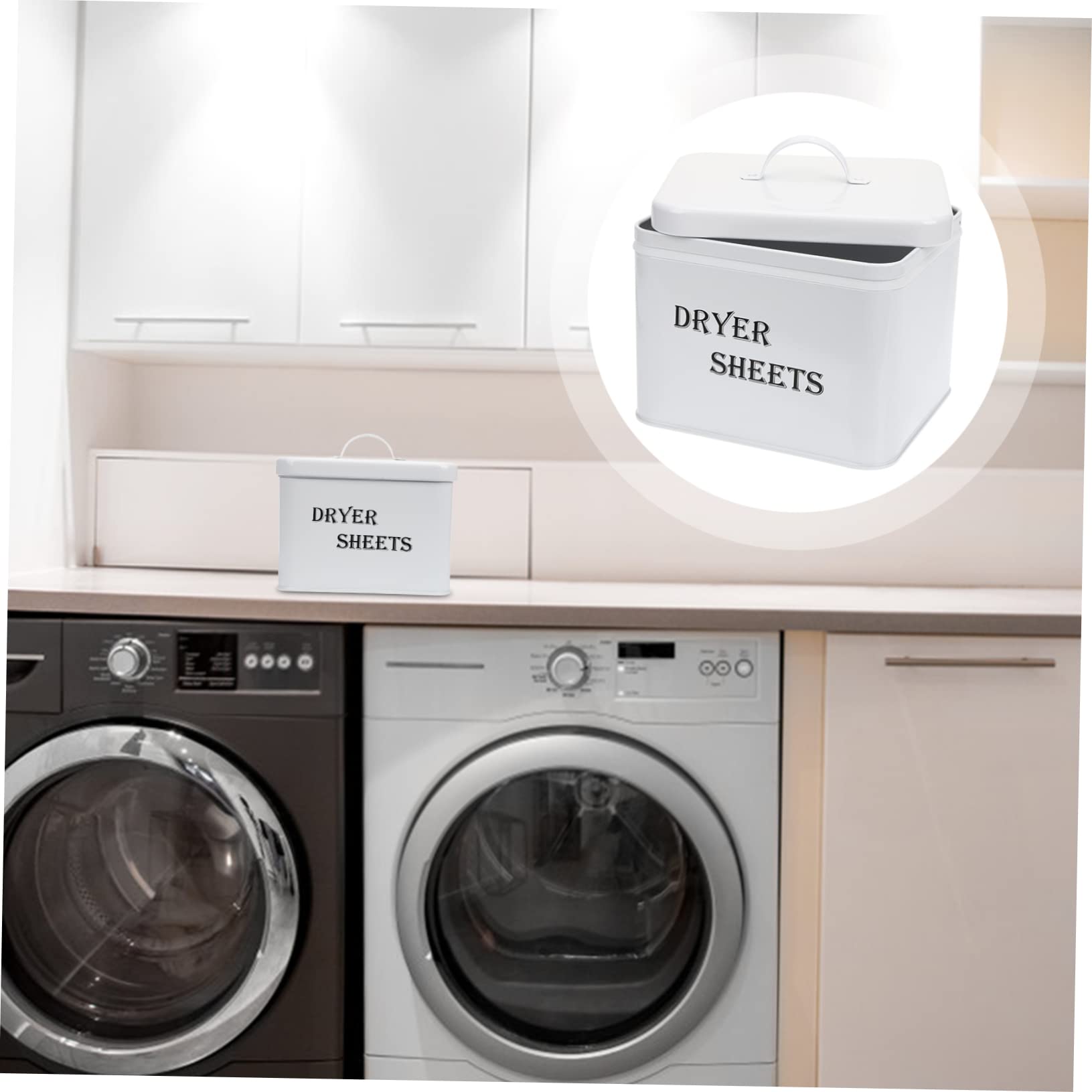 MagicLulu Laundry Storage Container | Dryer Sheet Holder & Scent Booster Organizer For Laundry Room