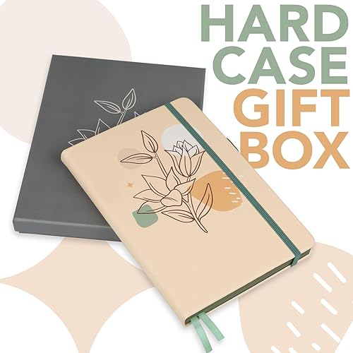 Miniatura 2 de Diario A5 con puntos y balas  5.8 x 8.3 pulgadas  BOHO, lindo kit de diario de tapa dura para mujeres y hombres  caja de regalo con calcomanías y