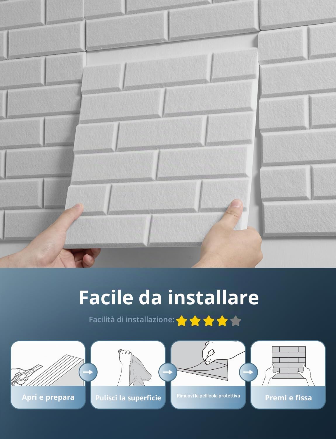 Kuchoow - Pannelli da parete insonorizzanti, autoadesivi, pannelli fonoassorbenti, per pareti, camere da letto, porte, cancellazione del rumore, 30,5 x 30,5 x 1 cm, confezione da 12 pezzi