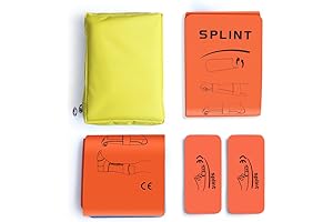 Splints for Emergency Neck Brace - 3-Piece Medical Splint Roll Fold