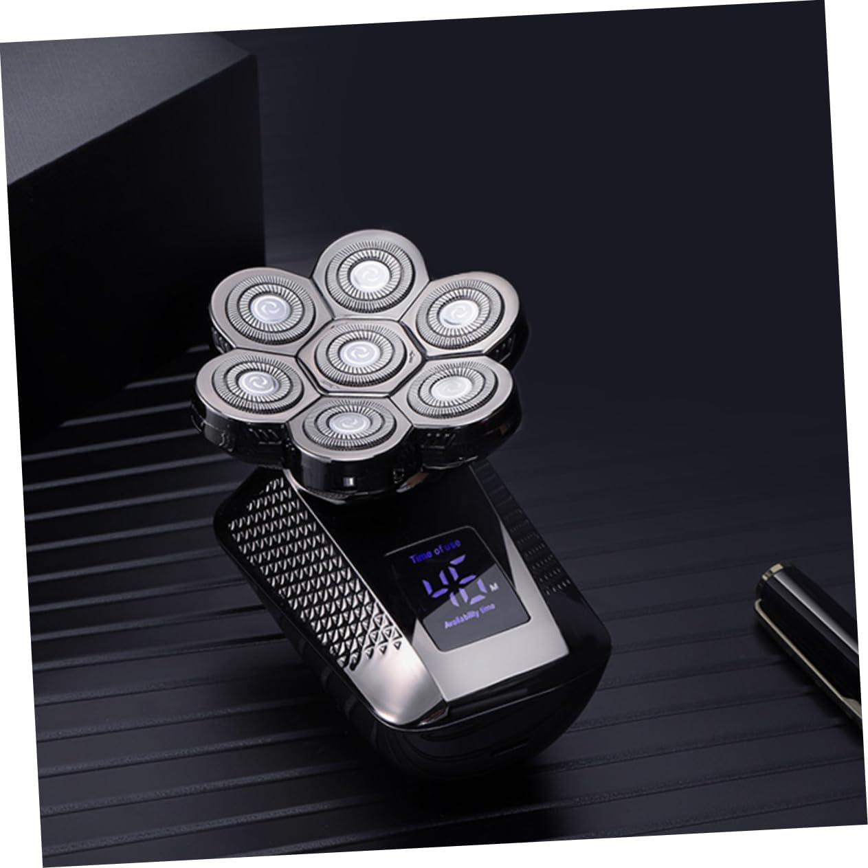 1set Electric for Men Electric Shaver Floating Blades USB Rechargeable Trimmer for Home Use Digital Display Face Shaver Multi-Functional Grooming Kit