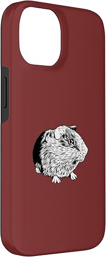 Miniatura 6 de iPhone 12 mini Black and white drawing - guinea pig Case
