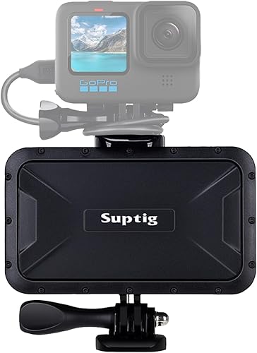 Suptig Cargador portátil, banco de energía impermeable de 7800 mAh, compatible con Gopro Hero 11 Hero 10 Hero 9 Hero 8 Hero 7 Hero 6 Hero 5 Hero 4