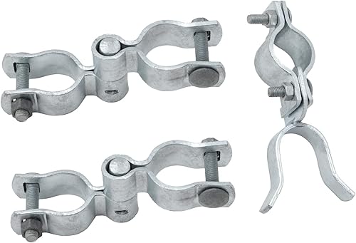 Kit de bisagra de puerta de enlace de cadena de 1-38 pulgadas y pestillo de puerta, incluye bisagra de marco de puerta de 1-38 pulgadas (2 piezas),