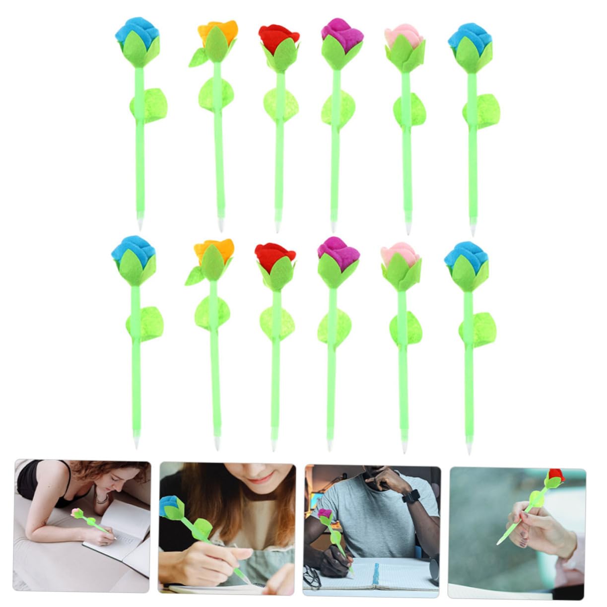 Operitacx 48pièces à Bille Forme De Fleur Peluche De Décoratifs Pour Bureau Et Pour Et