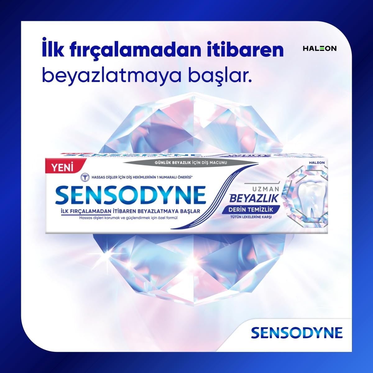 Sensodyne Tütün Lekelerine Karşı Uzman Beyazlık Derin Temizlik Diş Macunu 75 Mililitre