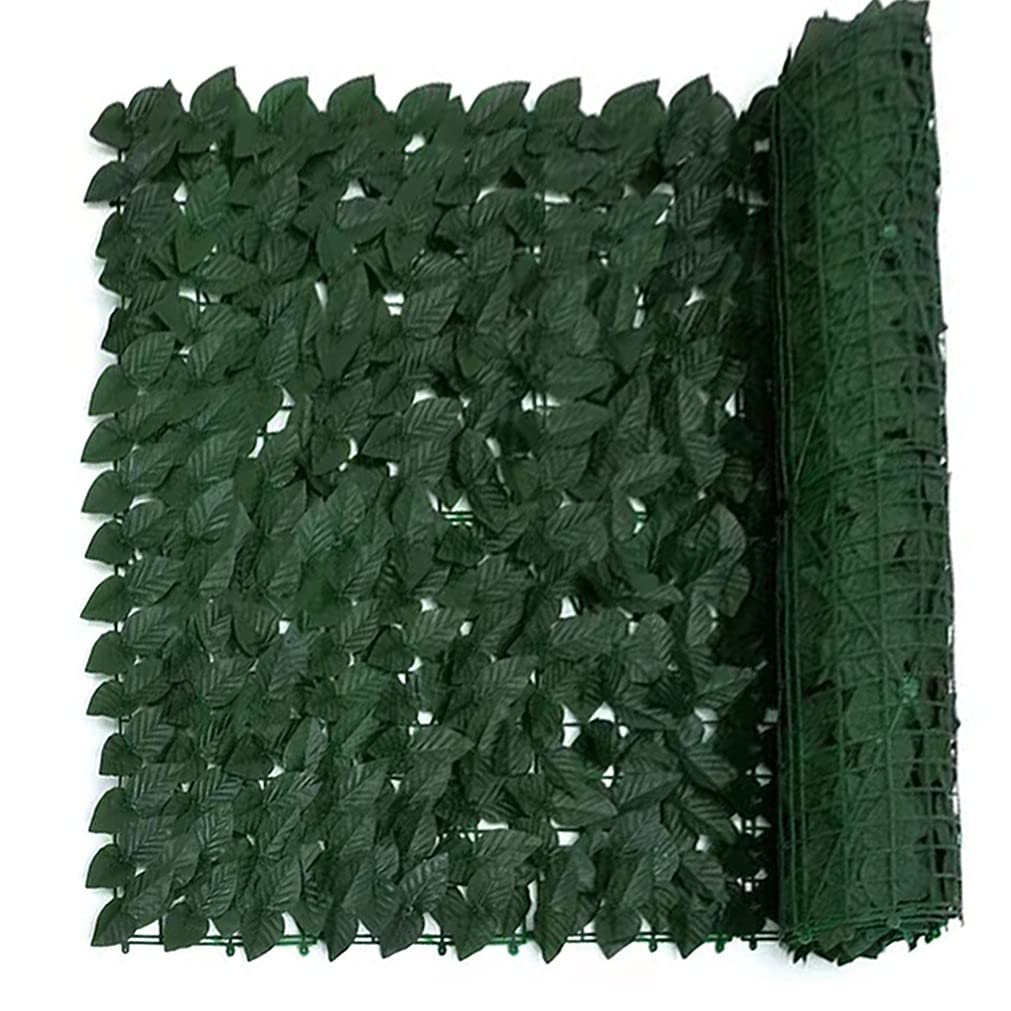 Artificiali Screening Edera Foglia Hedge per la Decorazione di Interni ed Esterni della Parete Verde del Cortile di Recinzione HXJDP220802(Color:,Size:100x400cm)