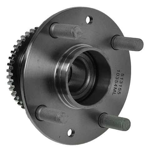 Vista 744 de TRQ Juego de 2 rodamientos de rueda trasera y conjunto de cubo con sensor ABS compatible con Ford Transit Connect 2014-2018