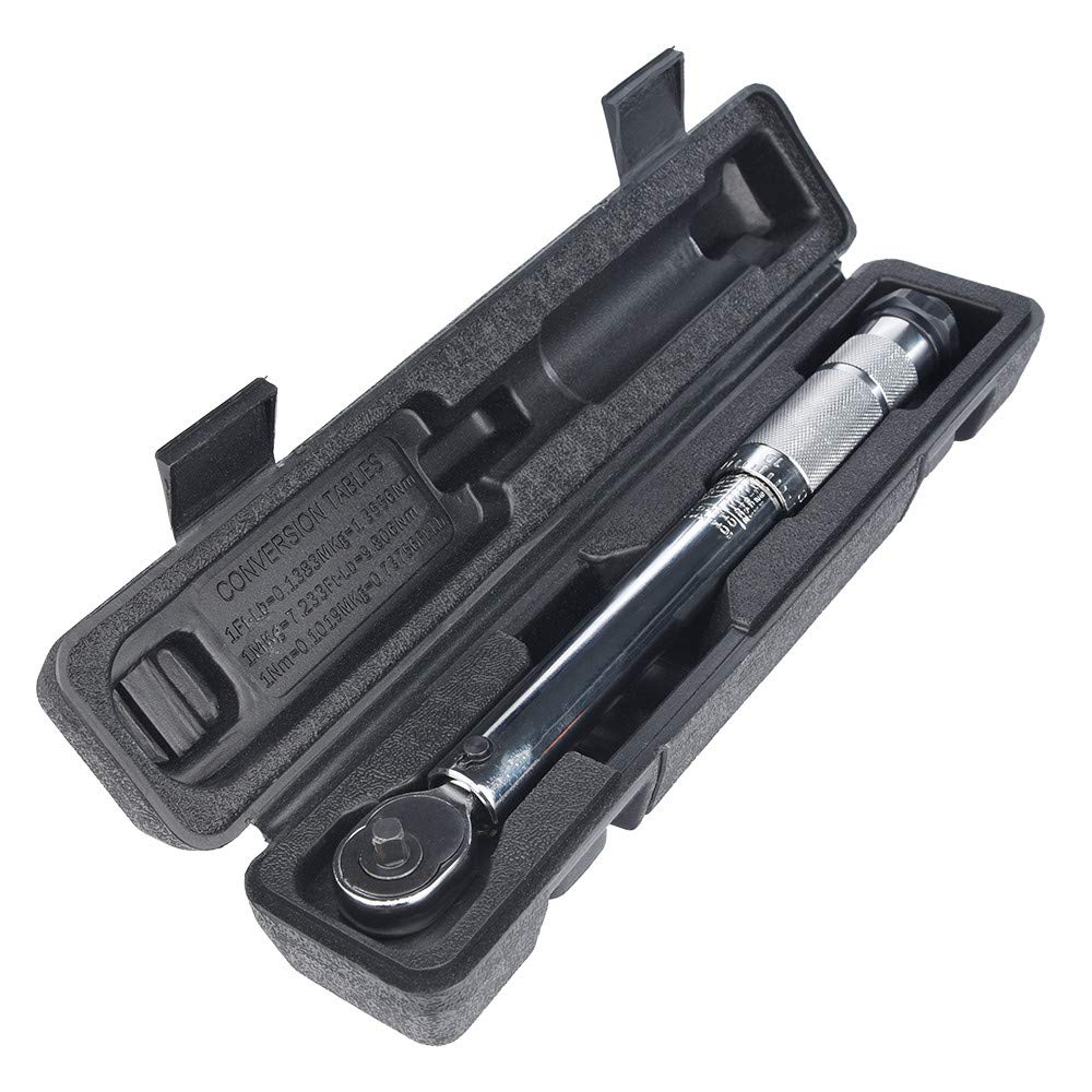 Buy Amastore Torque Wrench 1/4Inch Preset Adjustable Type Ratcheting Torque Wrench Tool