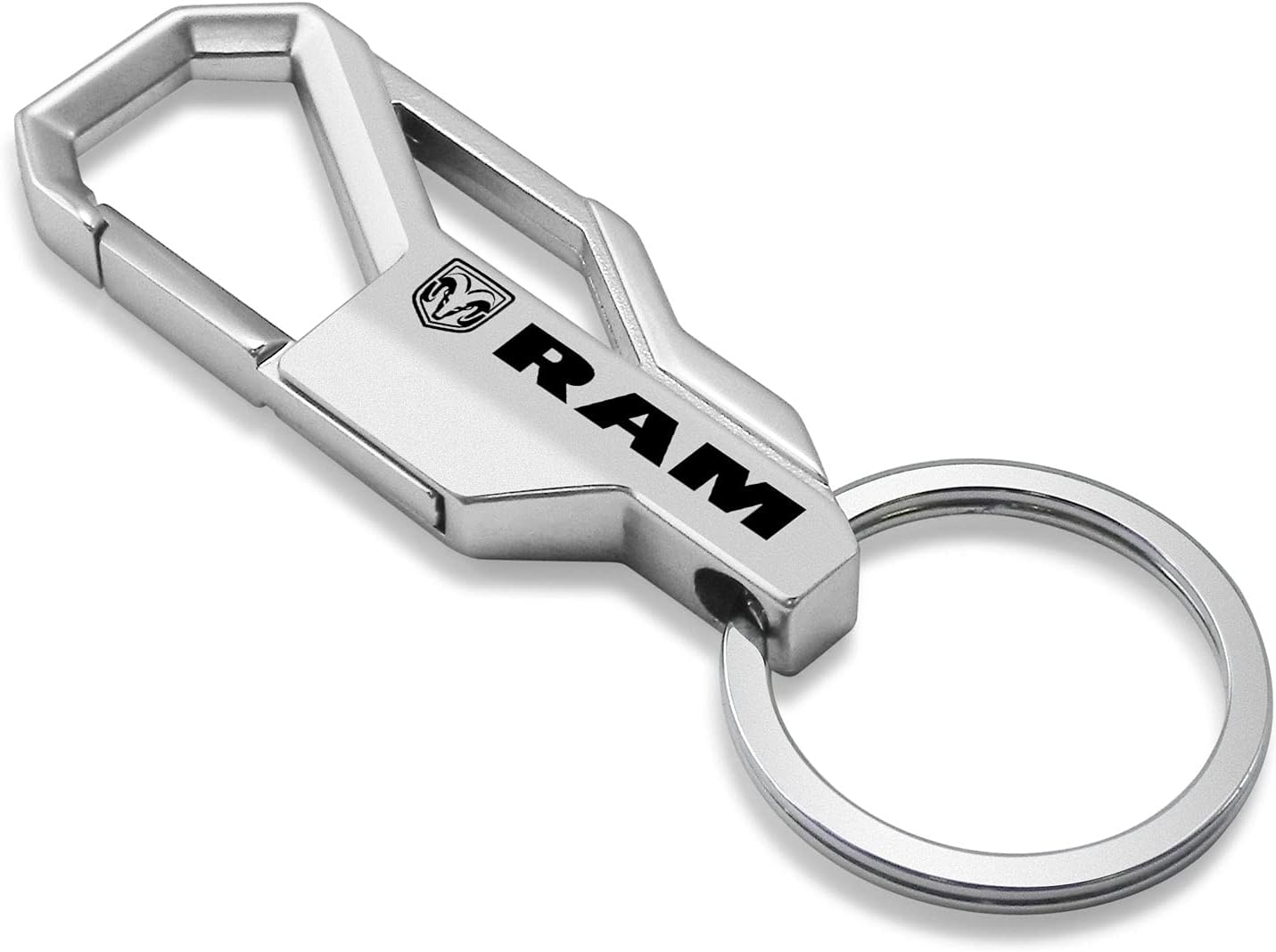 Amazon.com: iPick Image Compatible with RAM 2500 Logo Gunmetal Black ...