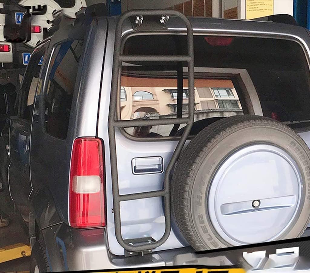 Auto Heckklappenleiter zum Klettern für Suzuki Jimny S-Ierra JB43, Hecktür Leiter Klettern Climbing Ladder Aluminiumlegierung Trittleiter