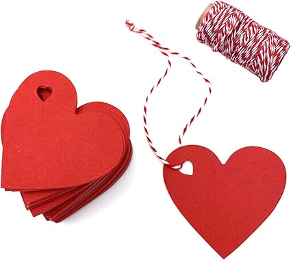 Amazon Co Jp レッドタグ バレンタインギフトタグ 100個 ハート型クラフト紙タグ 300フィート赤と白の紐付き バレンタインデー ウェディング 記念品 パーティーデコレーション 文房具 オフィス用品 Amazon Co Jp レッドタグ バレンタインギフトタグ 100個 ハート型クラフト紙タグ 300フィート赤と白の紐付き バレンタインデー ウェディング 記念品 パーティーデコレーション 文房具 オフィス用品