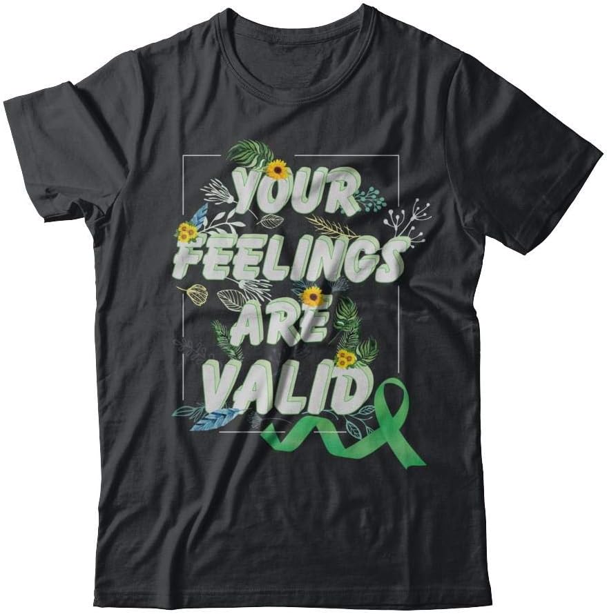 TeeAbelia Your Feelings are Valid Mental Health Awareness T-Shirt