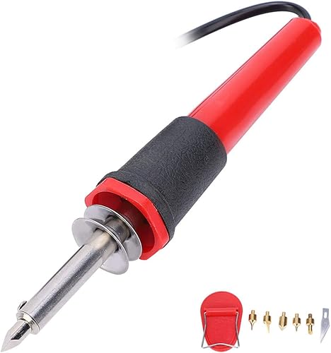 Miniatura 5 de Kit de soldador de madera, herramienta de combustión de madera, juego de bolígrafos de combustión de madera, juego de soldador eléctrico, pluma de