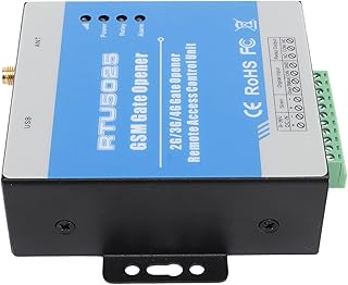 GSM Gate Opener, 3G 4G LTE RTU5025 Wireless GSM Gate Opener Multiple User Support for Elevators (4GL‑ US Plug)