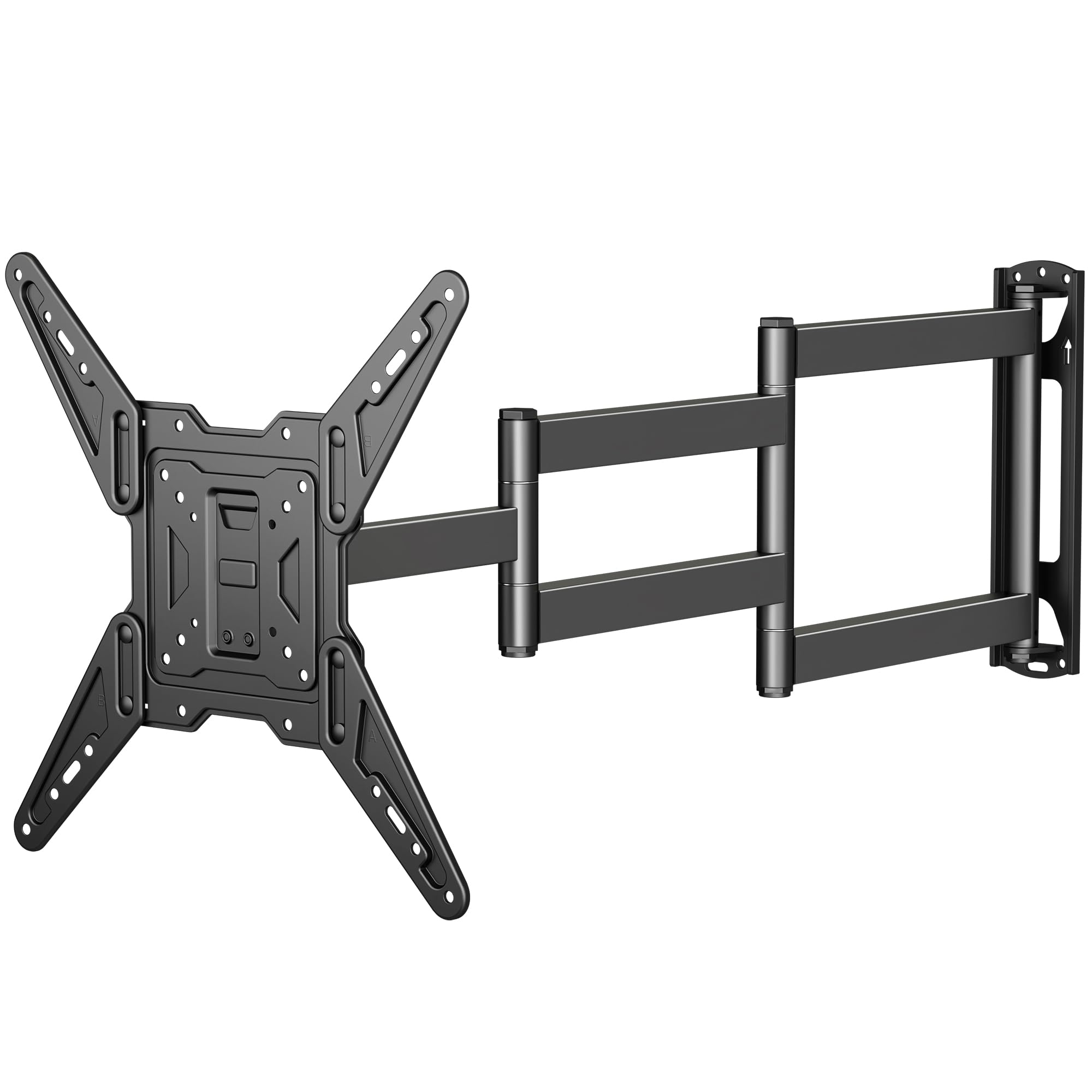 XINLEI Soporte TV Pared Extensible hasta 1021 mm, Brazo Articulado para TVs Planas y Curvas de 26-70 Pulgadas, Inclinación +3°/-12°, Giro ±90°, VESA 400x400 mm, Carga 45 kg – MAP3L