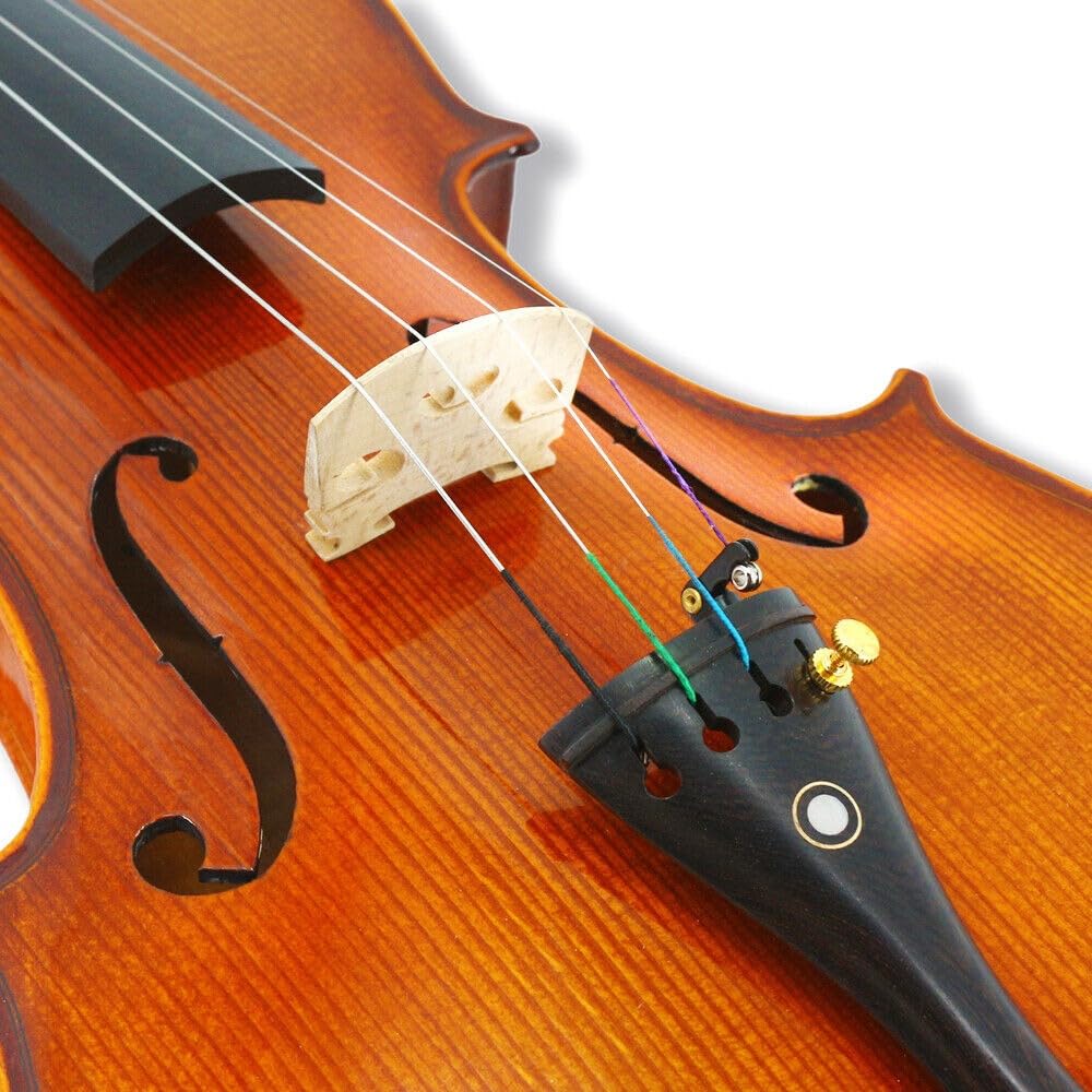 Nuovo Violino 4/4 Full Size per Adulti, Set per Violino per Principianti con Custodia Rigida e Archetto (Violino 4/4) (Violino 4/4)