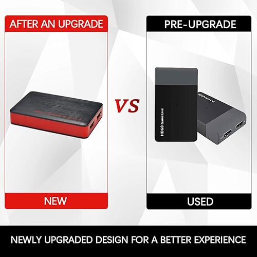 Y&H Tarjeta de captura de juegos HDMI USB3.0 Audio Video 4K 30P/1080P 120fps Grabación y transmisión en vivo, dispositivo de captura HDMI para