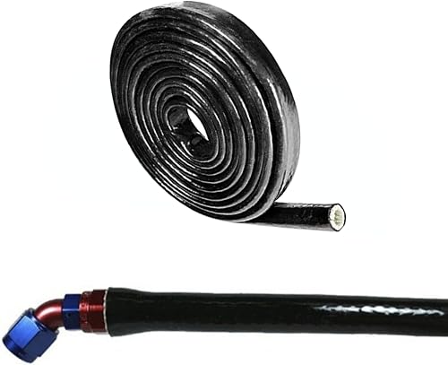 BSTFLEX 58 pulgadas (0.630in) ID con protecciĂłn contra el calor, funda de fuego, fibra de vidrio recubierta de silicona para lĂneas de manguera BSTFLEX 58 pulgadas (0.630in) ID con protecciĂłn contra el calor, funda de fuego, fibra de vidrio recubierta de silicona para lĂneas de manguera