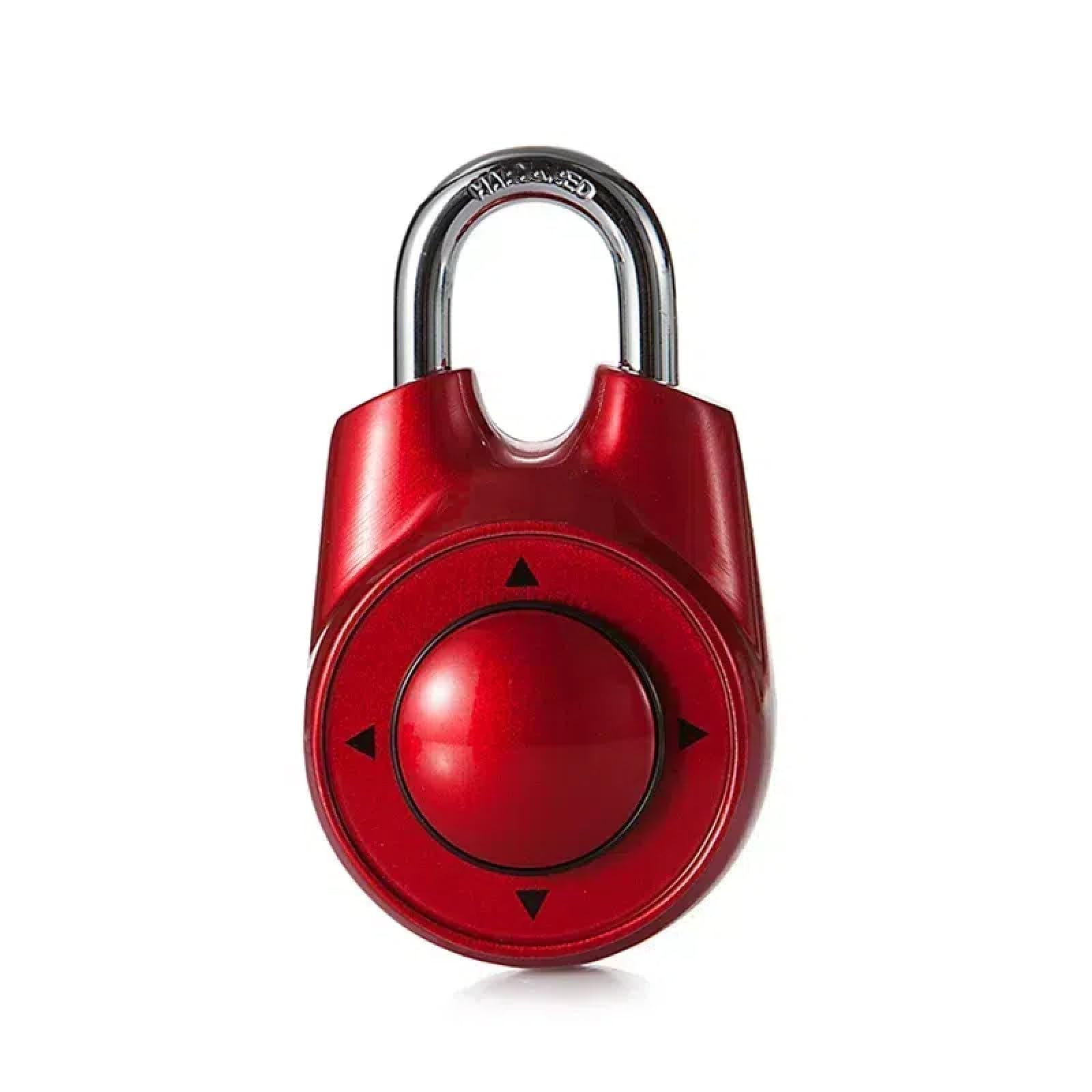 Cadenas directionnel à combinaison portable avec mot de passe - Serrure de porte antivol pour salle de sport, école, salle d'évasion, club