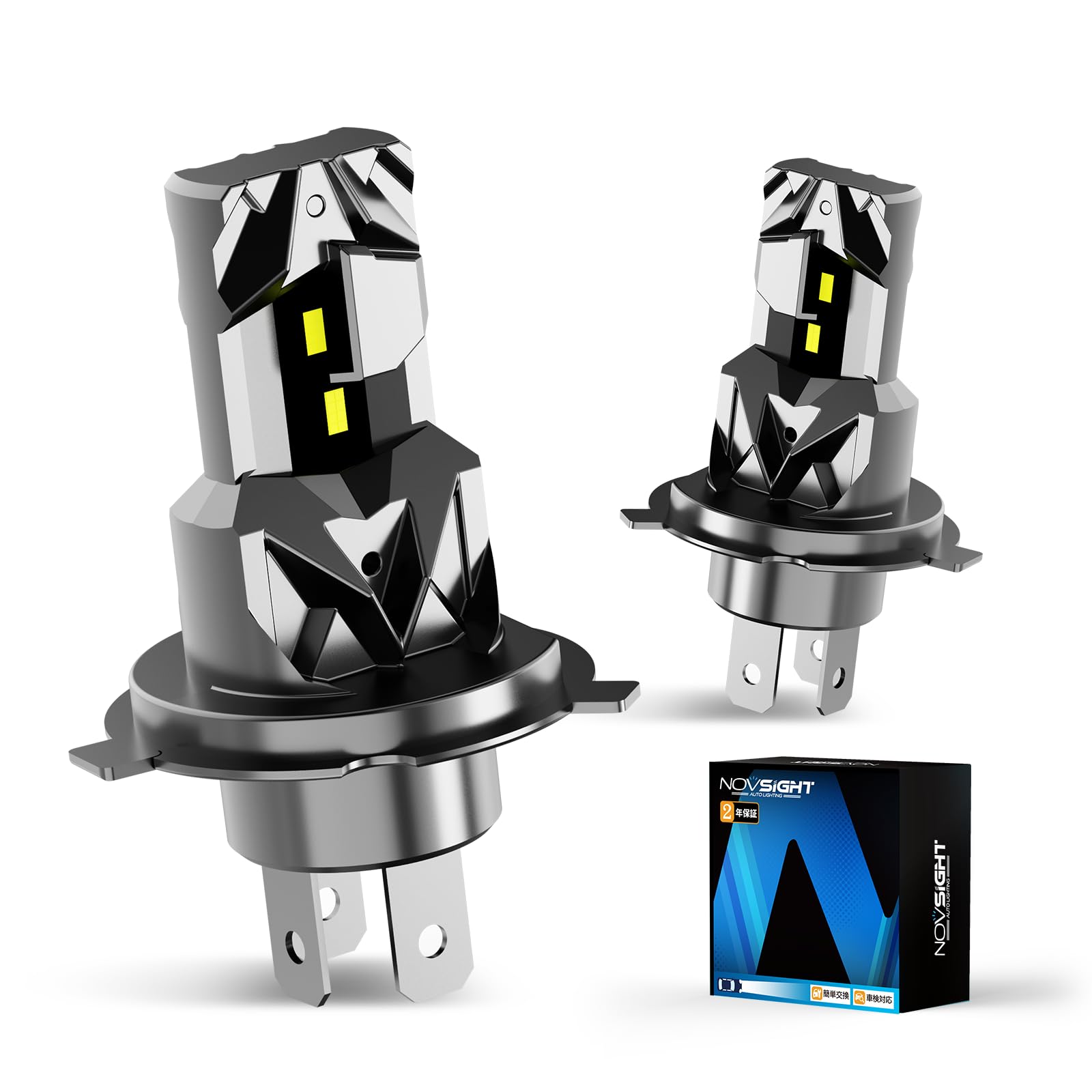 Amazon | NOVSIGHT H4 LED ヘッドライト hi/lo切替【35000LM・6500K Amazon | NOVSIGHT H4 LED ヘッドライト hi/lo切替【35000LM・6500K