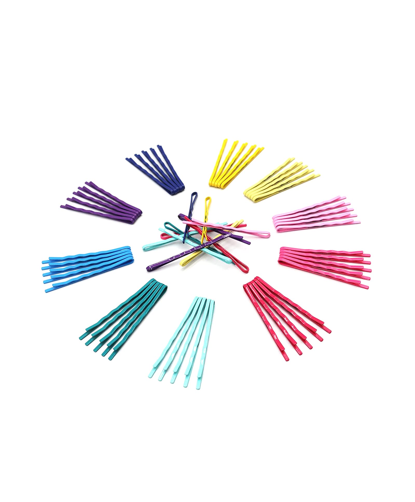 Melbees by Yellow Chimes Hair Pins for Girls Kids Hair Accessories for Girls Hair Pin 60 Pcs Cute Bobby Pins for Hair Multicolor Hairpin Bobby Hair Pins for Girls Kids Teens Toddlers 4