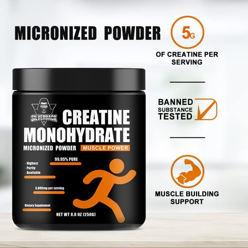 Vista 2 de Monohidrato de creatina en polvo