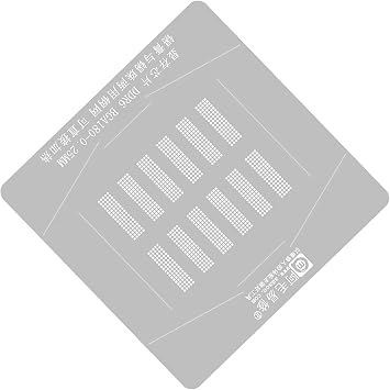 BGA Reballing Stencils Direct Heating Solder Ball Steel Template for DDR6 BGA180 IC Reball Station and Chips Reballing Steel Templates