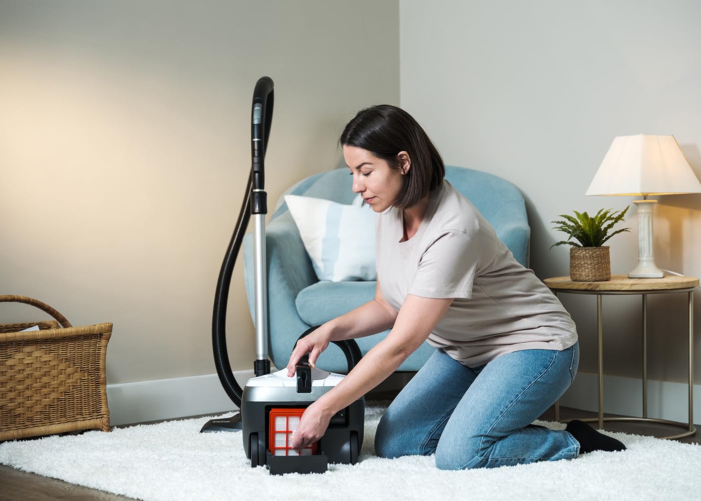 Aspirador Nilfisk SELECT ALLERGY Blanco 650 W